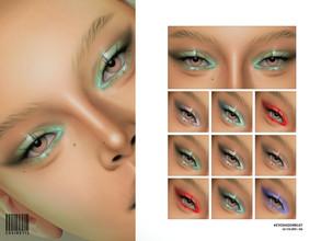 Sims 4 — Eyeshadow | N107 by cosimetic — - Female - 10 Swatches. - 10 Custom thumbnail. - You can find it in the makeup