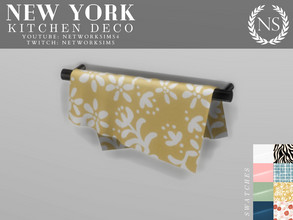 Sims 4 — New York Kitchen Deco PtI - Towel by networksims — A discarded towel for the NYKD bar.