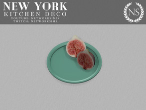 Sims 4 — New York Kitchen Deco PtIII - Figs by networksims — A cut open fig.