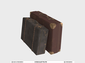 Sims 4 — Attic - Suitcases up by Syboubou — This is some old suitcases standing up