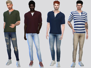 Sims 4 — Tarkus Shirt by McLayneSims — TSR EXCLUSIVE Standalone item 9 Swatches MESH by Me NO RECOLORING Please don't