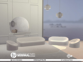 Sims 4 — MinimalSIM - Minimal liv by Syboubou — This set was designed for the TSR Minimal collaboration. Its a very