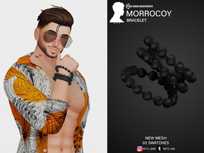 Sims 4 — Morrocoy (Bracelet) by Beto_ae0 — Male summer bracelet, Enjoy it - 03 Colors 