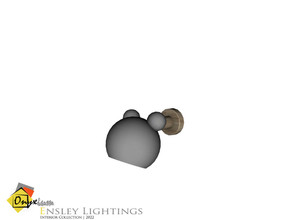 Sims 4 — Ensley Wall Lamp With Ears by Onyxium — Onyxium@TSR Design Workshop Lighting Collection | Belong To The 2022
