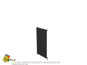 Sims 3 — Nova Radiator Medium Narrow Connected To The Floor by Onyxium — Onyxium@TSR Design Workshop Decorative