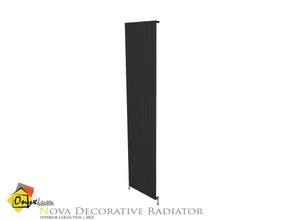 Sims 3 — Nova Radiator Tall Narrow Connected To The Floor by Onyxium — Onyxium@TSR Design Workshop Decorative Collection