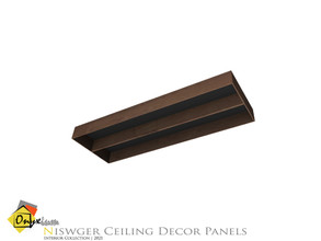 Sims 3 — Niswger Ceiling Panel 3 Square by Onyxium — Onyxium@TSR Design Workshop Ceiling Decoration Collection | Belong
