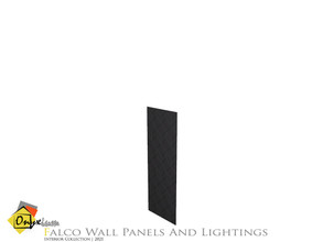Sims 3 — Falco Wall Panel Short by Onyxium — Onyxium@TSR Design Workshop Decor And Lighting Collection | Belong To The