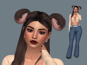 Sims 4 — Larissa Braun by EmmaGRT — Young Adult Sim Trait: Perfectionist Aspiration: Master Chef Pronouns are set as