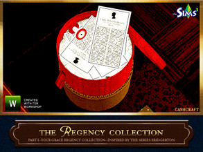 Sims 3 — Your Grace Regency Collection Hatboxes by Cashcraft — A couple of empty hatboxes make for great storage. Created