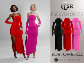 Sims 4 — Bridgith Dress by Joan_Campbell_Beauty_ — 26 swatches Custom thumbnail Original mesh Hq compatible