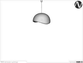 Sims 4 — Ilchester Wide Body Ceiling Lamp Short by ArtVitalex — Lighting Collection | All rights reserved | Belong to