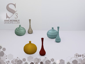 Sims 3 — Audacis Vases by SIMcredible! — SIMcredibledesigns.com