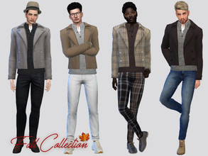 Sims 4 — Martel Sweater Jacket by McLayneSims — TSR EXCLUSIVE Standalone item 8 Swatches MESH by Me NO RECOLORING Please