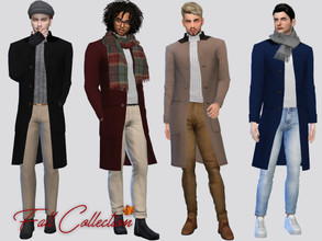 Sims 4 — Briggs Fall Coat by McLayneSims — TSR EXCLUSIVE Standalone item 9 Swatches MESH by Me NO RECOLORING Please don't