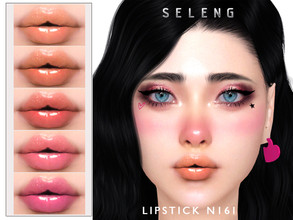 Sims 4 — Lipstick N161 by Seleng — The lipstick has 12 colours and HQ compatible. Allowed for teen, young adult, adult