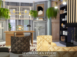 Sims 4 — Hydrangea Study by dasie22 — Hydrangea Study is an elegant, contemporary room. Please, use code