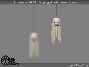 Sims 4 — Halloween 2022 Hanging Ghost Lamp Short by Mincsims — Basegame Compatible