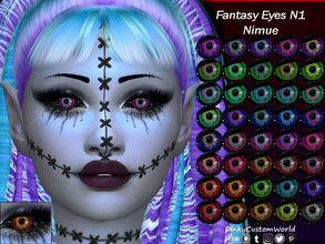 Sims 4 — [PATREON] Fantasy Eyes N1 - Nimue by PinkyCustomWorld — This is my first ever attempt on eyes, and I have to