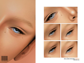 Sims 4 — Bella Hadid Eyelids | Overlay Version | N2 by cosimetic — - Female - 5 swatches. - Custom Thumbnail --This
