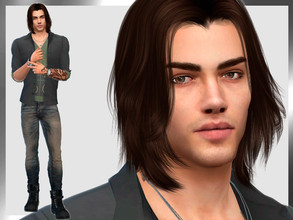Sims 4 — Eros Baldi by DarkWave14 — Download all CC's listed in the Required Tab to have the sim like in the pictures.
