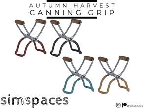 Sims 4 — Autumn Harvest - canning grip by simspaces — Part of the Autumn Harvest set: get a grip!! On your cans and jars,