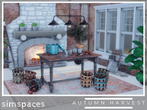 Sims 4 — Autumn Harvest by simspaces — It's autumn, it's apples, it's autumn apples. The Autumn Harvest set has all you