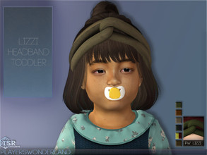 Sims 4 — Lizzi Headband Toddler by PlayersWonderland — My Lizzi headband converted to toddlers! Coming in 6 swatches