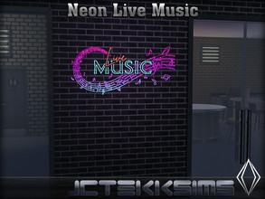 Sims 4 — Neon Live Music by JCTekkSims — Created by JCTekkSims.