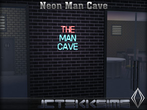 Sims 4 — Neon Man Cave by JCTekkSims — Created by JCTekkSims.