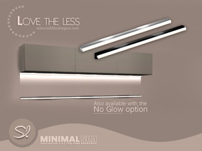 Sims 4 — MinimalSIM Love the Less Kitchen- Wall Lamp by SIMcredible! — Designed to be placed below the wall cabinets by