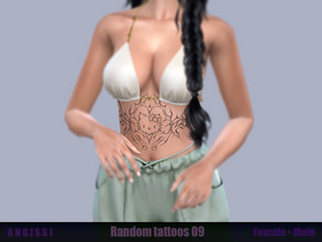 Sims 4 — Random tattoos 09 by ANGISSI — *PREVIEWS MADE USING HQ MOD *HQ compatible *FEMALE+MALE *Works with all skins
