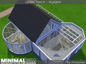 Sims 4 — MINIMALSIM Levitas Part.3 - Levitas Skylights by Mincsims — They can be freely mixed up and placed. Part.3