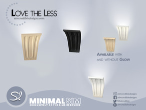 Sims 4 — MinimalSIM Love the Less Bathroom. Sconce by SIMcredible! — by SIMcredibledesigns.com available exclusively at