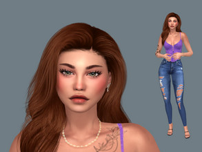 Sims 4 — Victoria Hudgins by EmmaGRT — Young Adult Sim Trait: Clumsy Aspiration: Joke Star Pronouns are set as she/her *