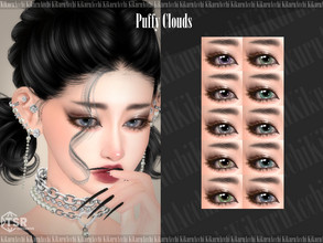 Sims 4 — Puffy Clouds Eyecolor by Kikuruacchi — - It is suitable for Female and Male. ( Toddler to Elder ) - 10 swatches