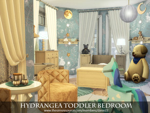 Sims 4 — Hydrangea Toddler Bedroom by dasie22 — Hydrangea Toddler Bedroom is a lovely and magical room. Please, use code