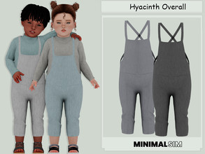 Sims 4 — MinimalSim  Hyacinth Overall by couquett — Minimalist Hyacinth Overall for your toddler you can find it at Longs