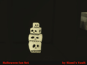 Sims 4 — Halloween Toy 03 by siomisvault — This one is not a vinyl toy is a pile of skulls. Hope you like it are cute