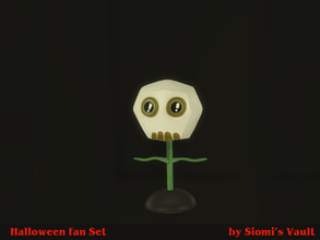 Sims 4 — Halloween Toy 04  by siomisvault — And another collectable Halloween vinyl toy! This one is skull plant hope you