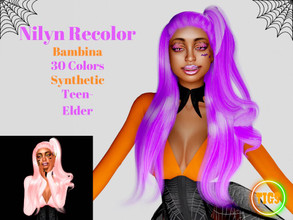 Sims 4 — Nylin Recolor-Bambina (MESH NEEDED) by XXXTigs — MESH NEEDED Sims 4 Recolor 30 Colors Teen-Elder Synthetic