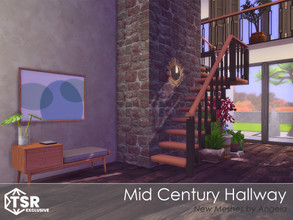 Sims 4 — Mid Century Hallway by Angela — Mid Century Hallway, a new mid century hallway for your Sims 4. Contains the