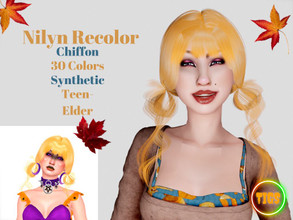 Sims 4 — Nylin Recolor-Chiffon (MESH NEEDED) by XXXTigs — MESH NEEDED Sims 4 Recolor/Retexture 30 Colors Teen-Elder