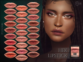 Sims 4 — Hek Lipstick by RemusSirion — Matte lipstick in 27 shades Lipstick category 27 colours female, teen-elder HQ