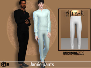 Sims 4 — MinimalSim Jamie pants by akaysims — Casual minimalist pants. Comes in 10 colors.