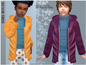 Sims 4 — CHILDREN'S JACKET WITH SWEATER by Sims_House — CHILDREN'S JACKET WITH SWEATER 10 options. Children's jacket with