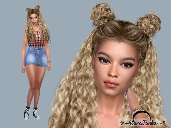 Sims 4 — Maggie Cooper by starafanka — DOWNLOAD EVERYTHING IF YOU WANT THE SIM TO BE THE SAME AS IN THE PICTURES NO