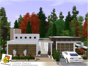 Sims 3 — Slyva Fagu by Onyxium — On the first floor: Living Room | Dining Room | Kitchen | Bathroom | Adult Bedroom |