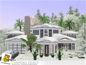 Sims 3 — Diandra Dolce by Onyxium — On the first floor: Living Room | Dining Room | Kitchen | Bathroom | Adult Bedroom |