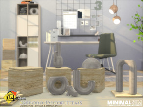 Sims 4 — MinimalSIM - Sapporo Decor Items by Onyxium — Onyxium@TSR Design Workshop Decoration Collection | Belong To The